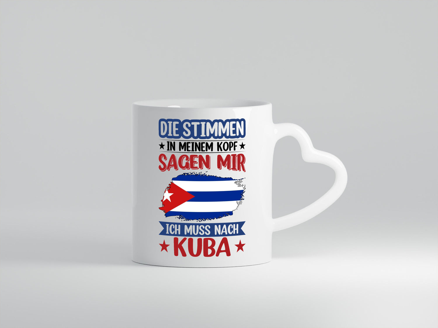 Kuba | Urlaub Stimmen in meinem Kopf Traumland Humor Geschenkidee Tasse