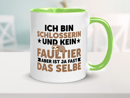 Ich bin kein Faultier: Schlosserin | Schlosserei v2 lustig Tierliebhaber Humor