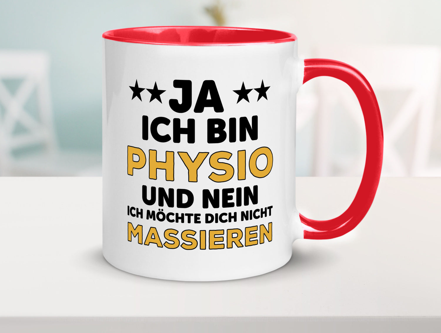 Ich bin Physio | lustige Spruch Tasse Physiotherapeut Geschenkidee Humor