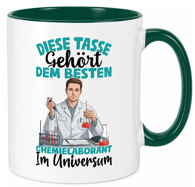 Im Universum: Chemielaborant | Laborant Chemie Humor Geschenkidee Tasse