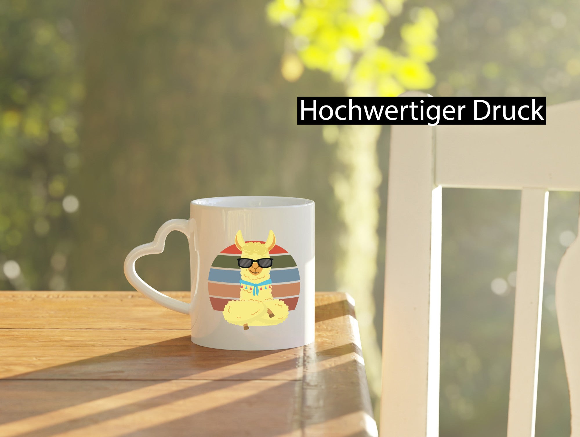 Cooles Alpaka | Lama Tasse Sonnenbrille Sommer lustig Humor Geschenkidee