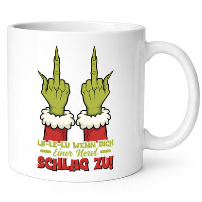 La Le Lu | Weihnachten Weihnachtsmuffel Lichter vl10 Geschenkidee Humor Tasse