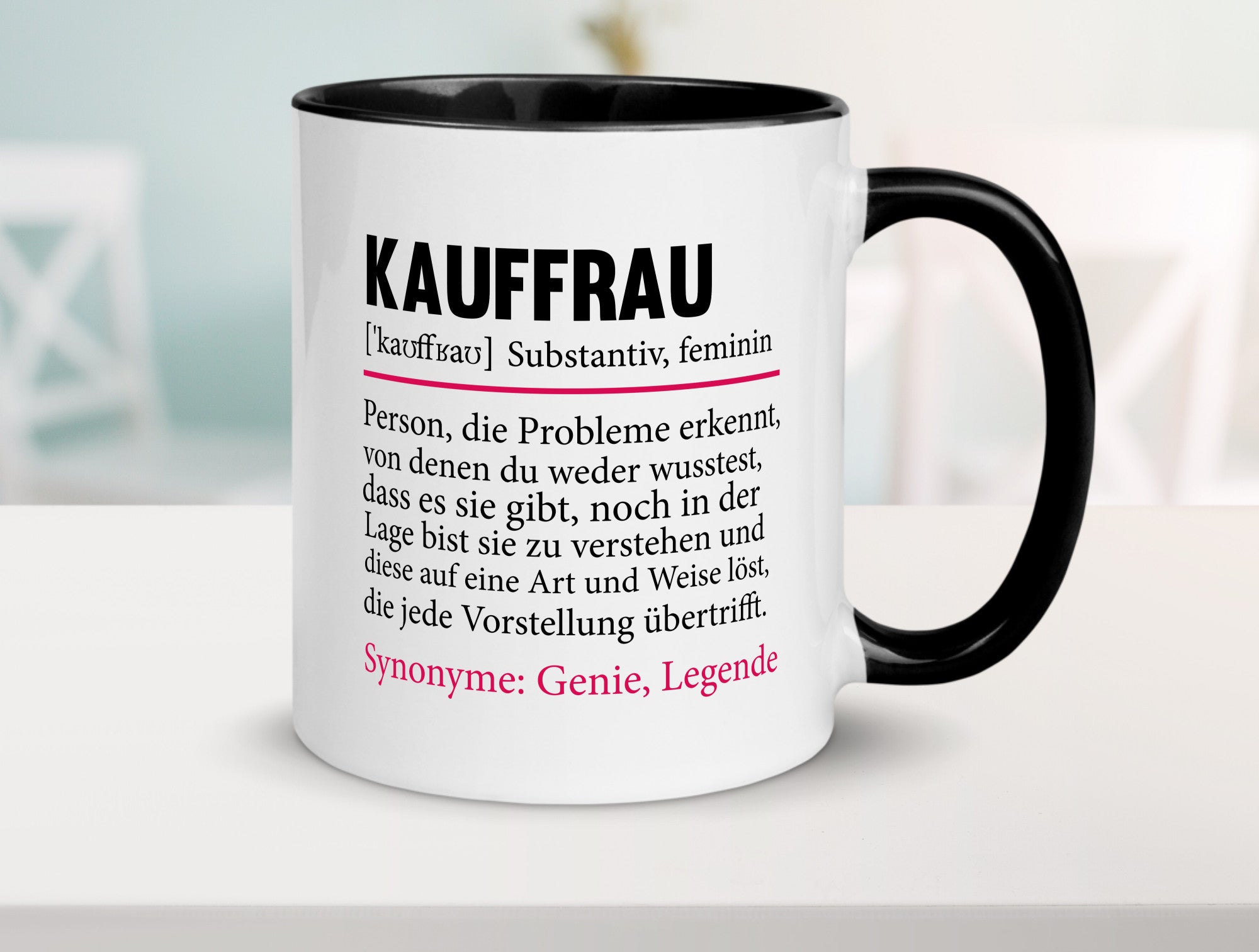 Kauffrau | Humor Spruch Definition Kauffrauen Geschenkidee Tasse