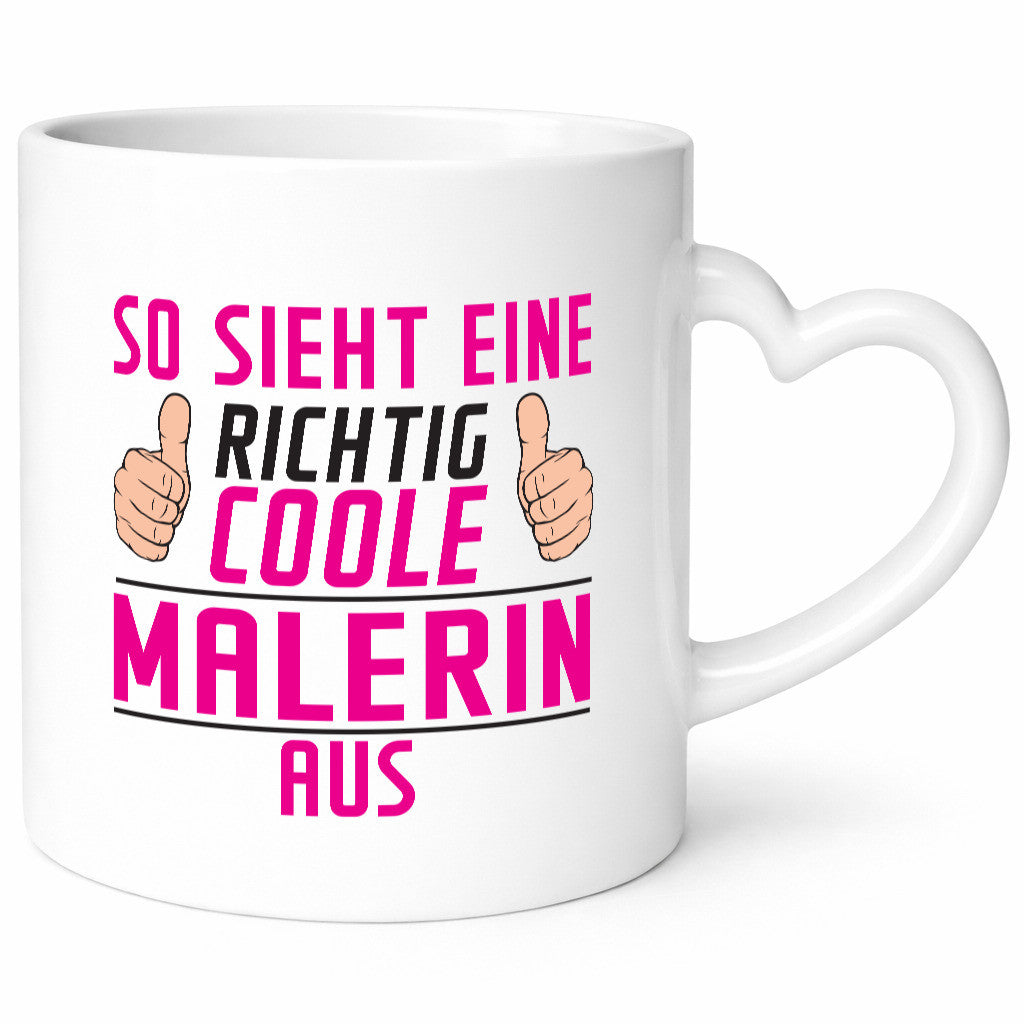 Richtig CooleMalerin | Malerinnen lustiger Spruch Geschenk Humor Geschenkidee