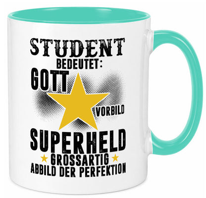 Bedeutung von Student | Universität Uni Studium Geschenkidee Humor Tasse