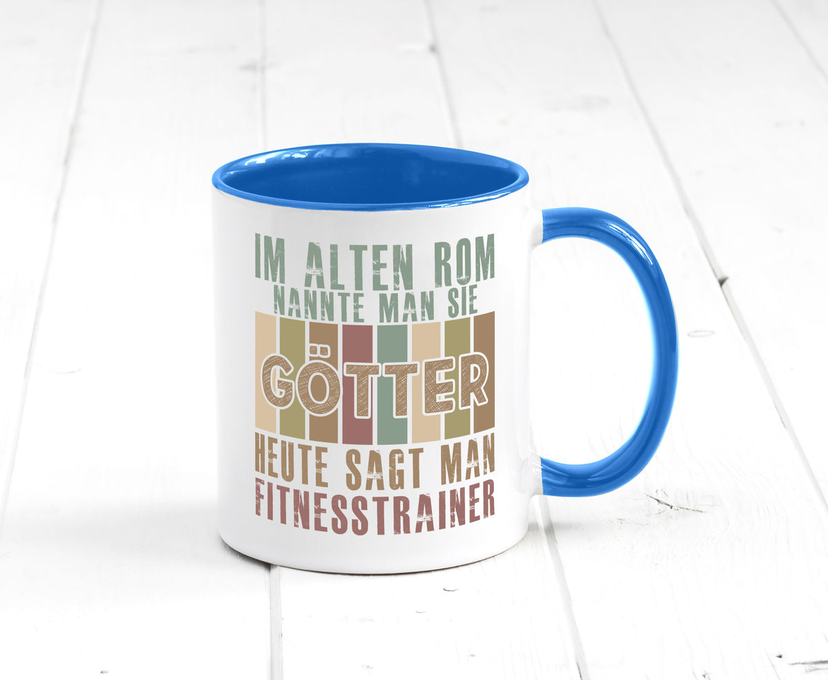 Heute sagt man: Fitnesstrainer | Personal Trainer Geschenkidee Humor Tasse