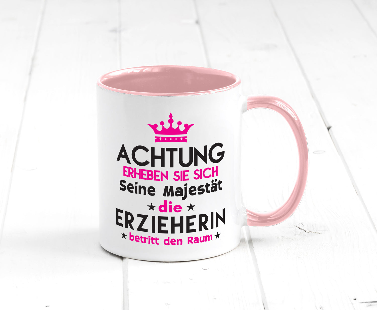 Seine Majestät Erzieherin | Pädagogin Schule Humor Geschenkidee Tasse