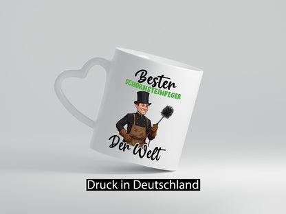 Bester Schornsteinfeger | Kaminkehrer lustig Humor Geschenkidee Geschenk Tasse