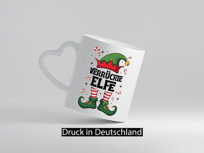 Verrückte Elfe | Weihnachtself Weihnachten Geschenkidee Humor Tasse