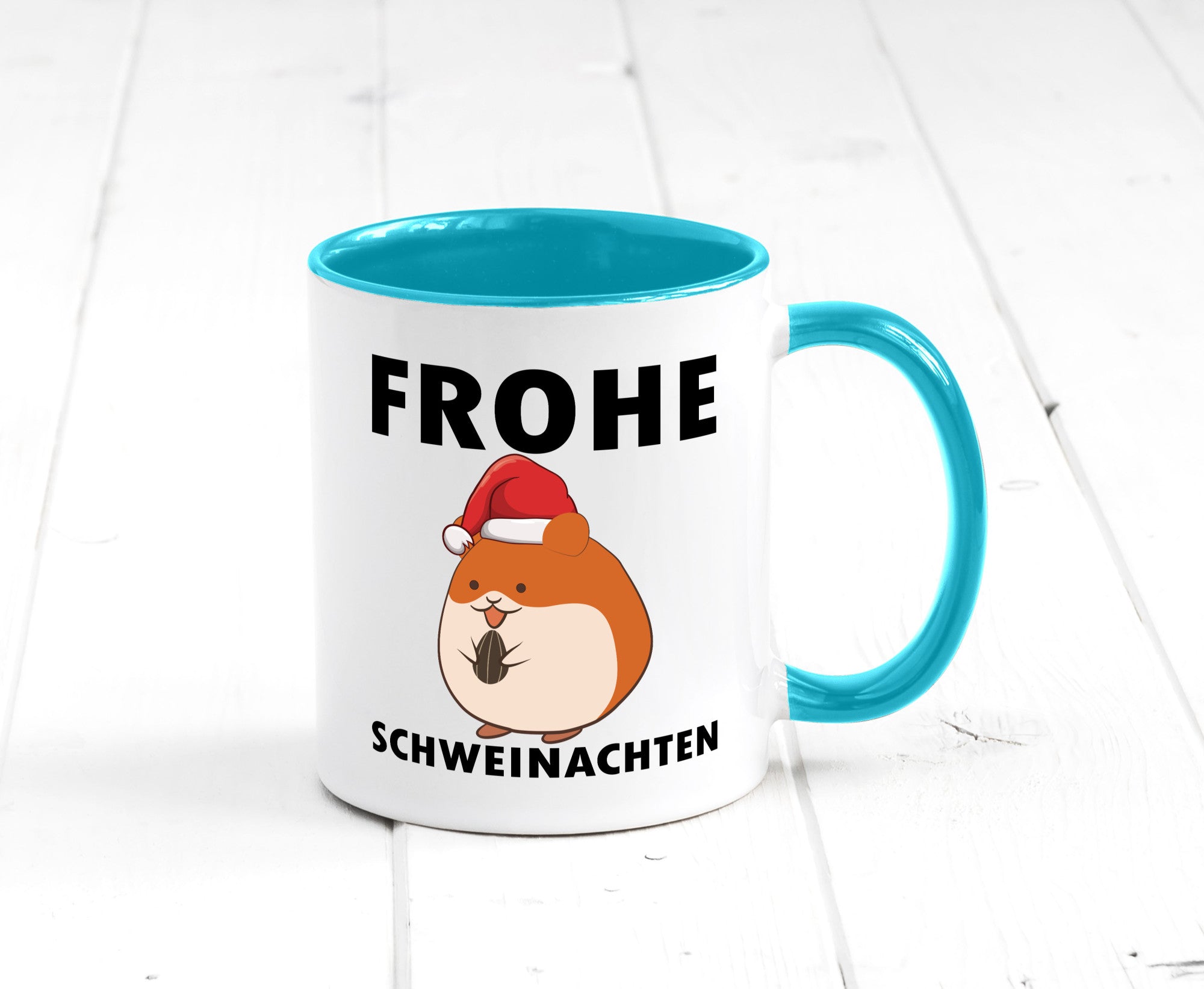 Frohe Schweinachten | Meerschweinchen Weihnachten lustiger Spruch Geschenk