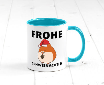 Frohe Schweinachten | Meerschweinchen Weihnachten lustiger Spruch Geschenk