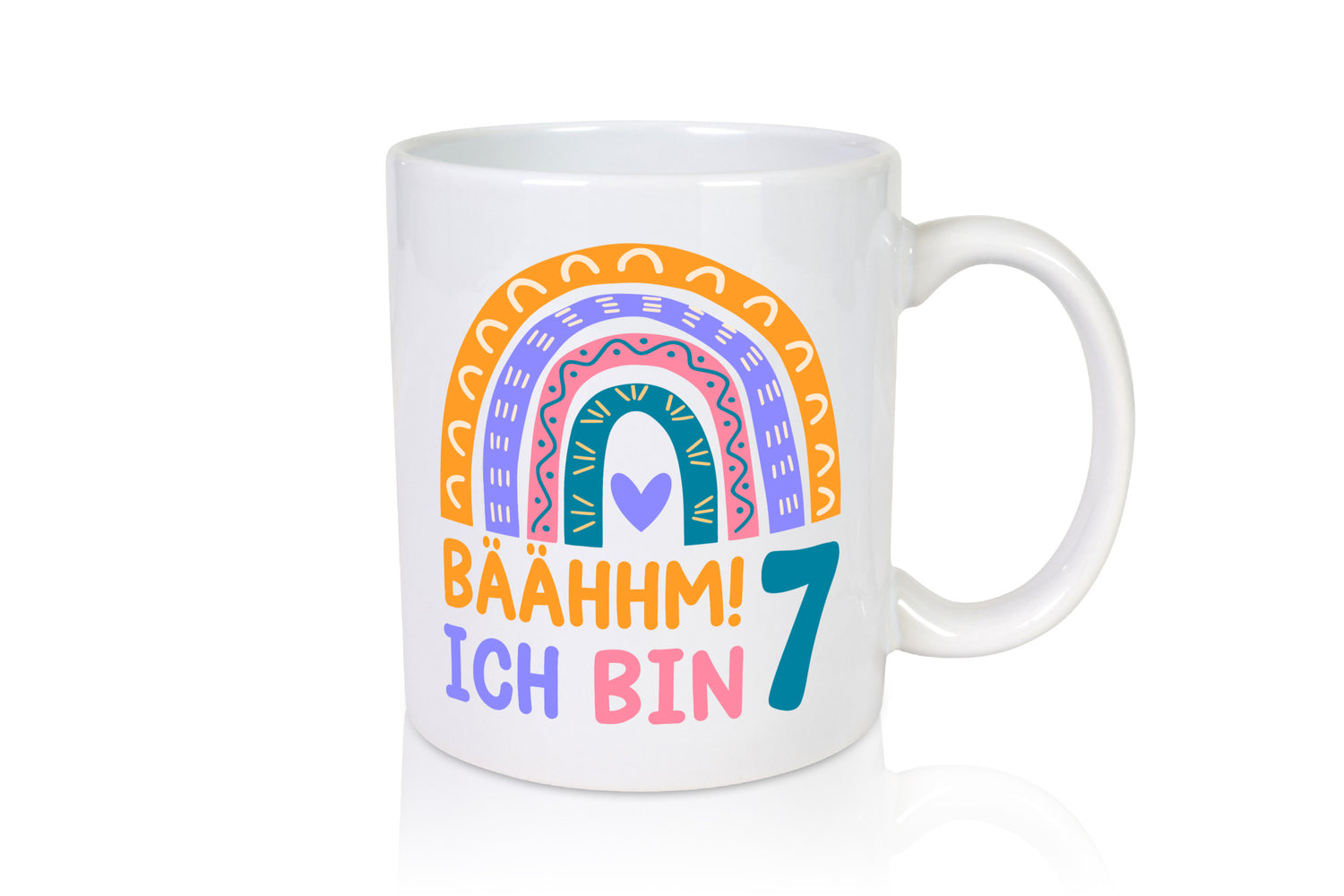 7. Geburtstag | 7 Jahre Regenbogen Bääm Mädchen Geschenk Geschenkidee lustiger
