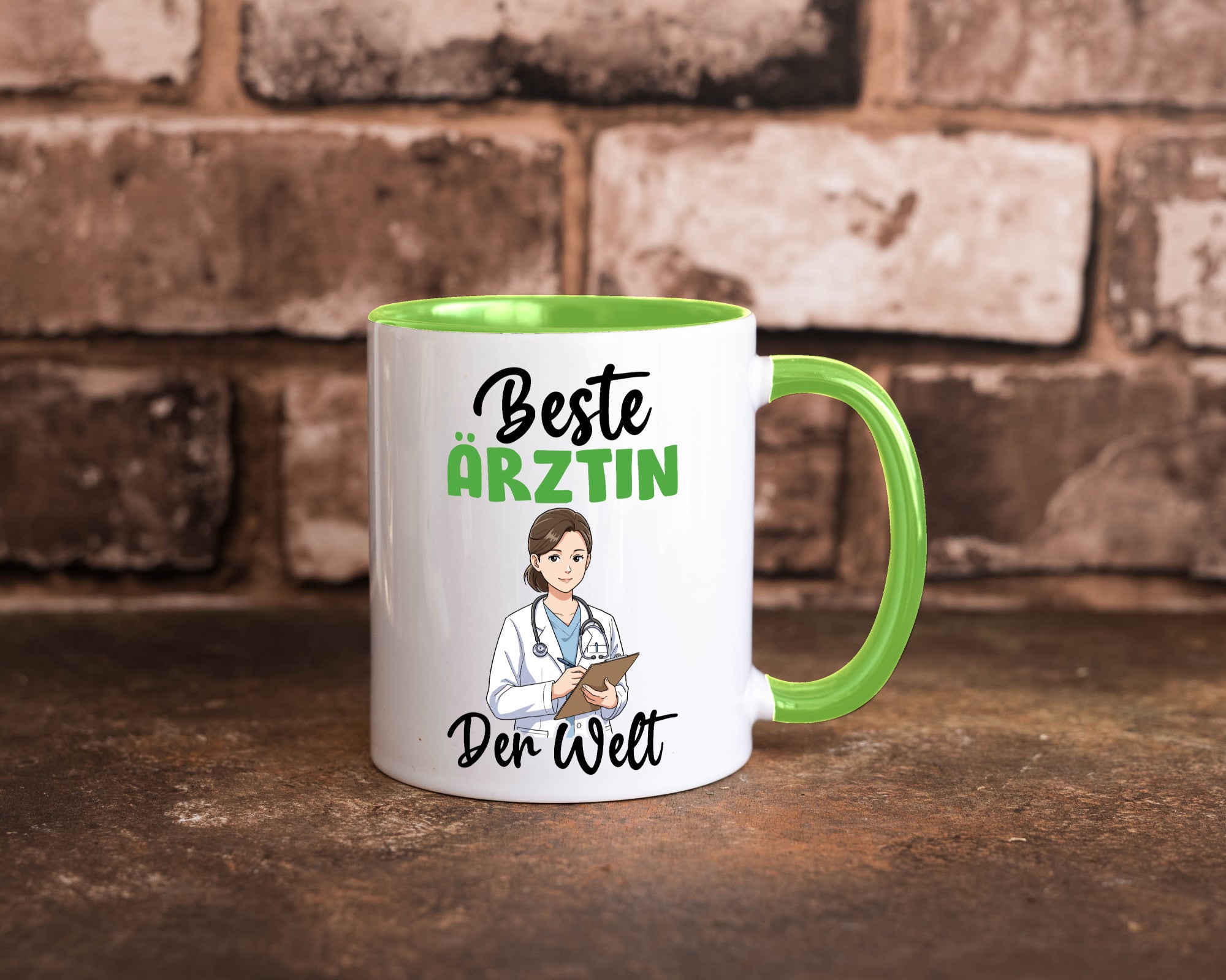 Beste Ärztin | Medizin Doktorin Fachärztin v2 Humor Geschenkidee Tasse