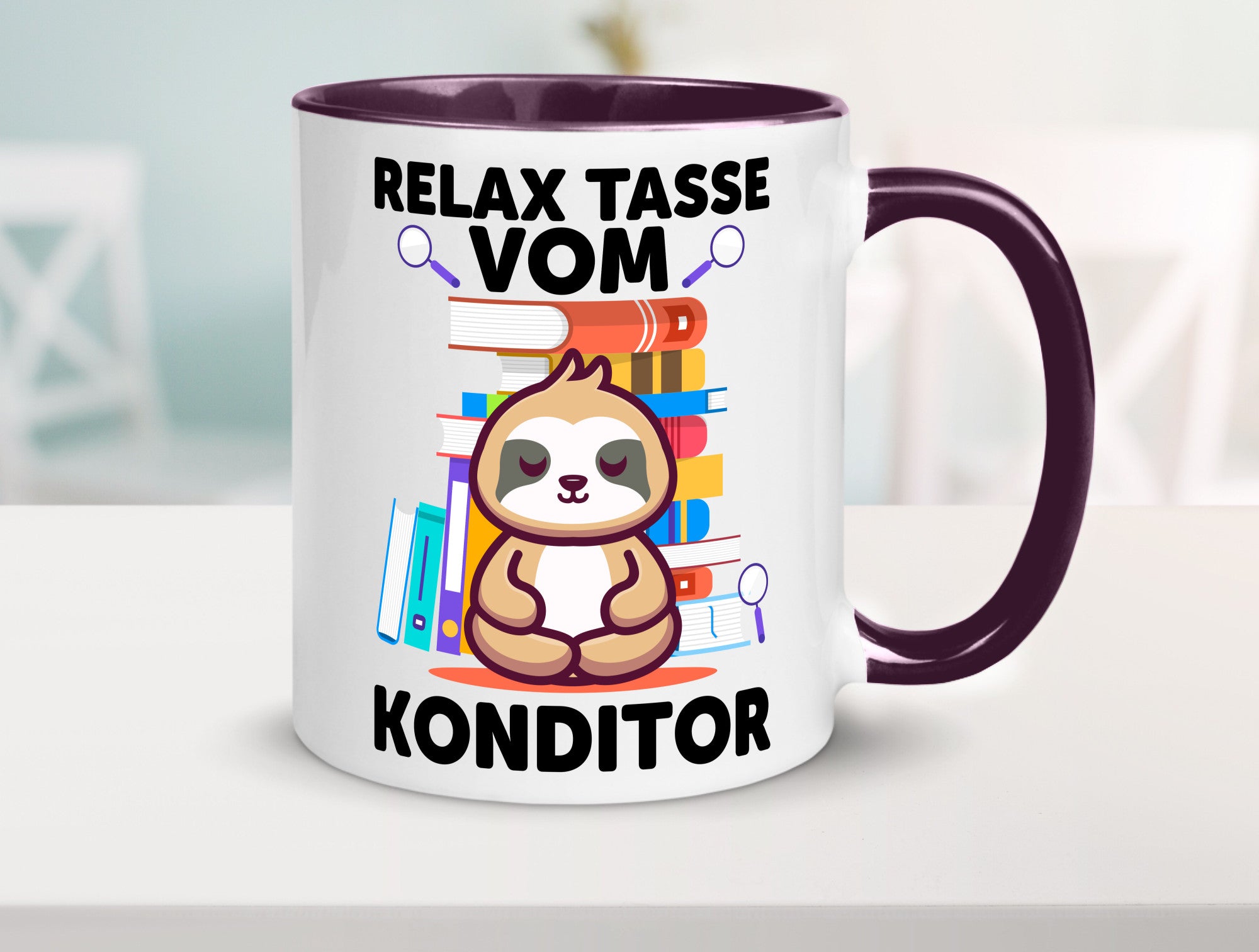 Relax Tasse: Konditor | Konditorei lustiger Spruch Geschenk Humor Geschenkidee