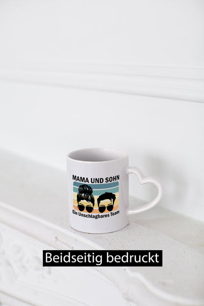 Mama und Sohn ein Unschlagbares Team | Muttertag Humor Familie Geschenkidee