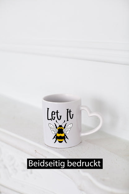 let it bee | bienenliebhaber Imker Bienenvolk Honig Humor Geschenkidee Tasse