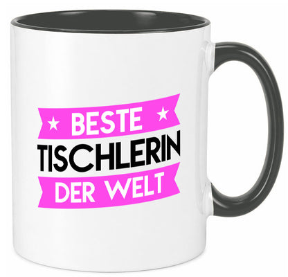 Beste Tischlerin | Tischlerei lustiger Spruch Geschenk Humor Geschenkidee Tasse