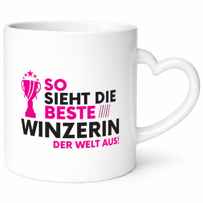 Die Weltbeste Winzerin | Winzerin Wein Humor Geschenkidee Tasse