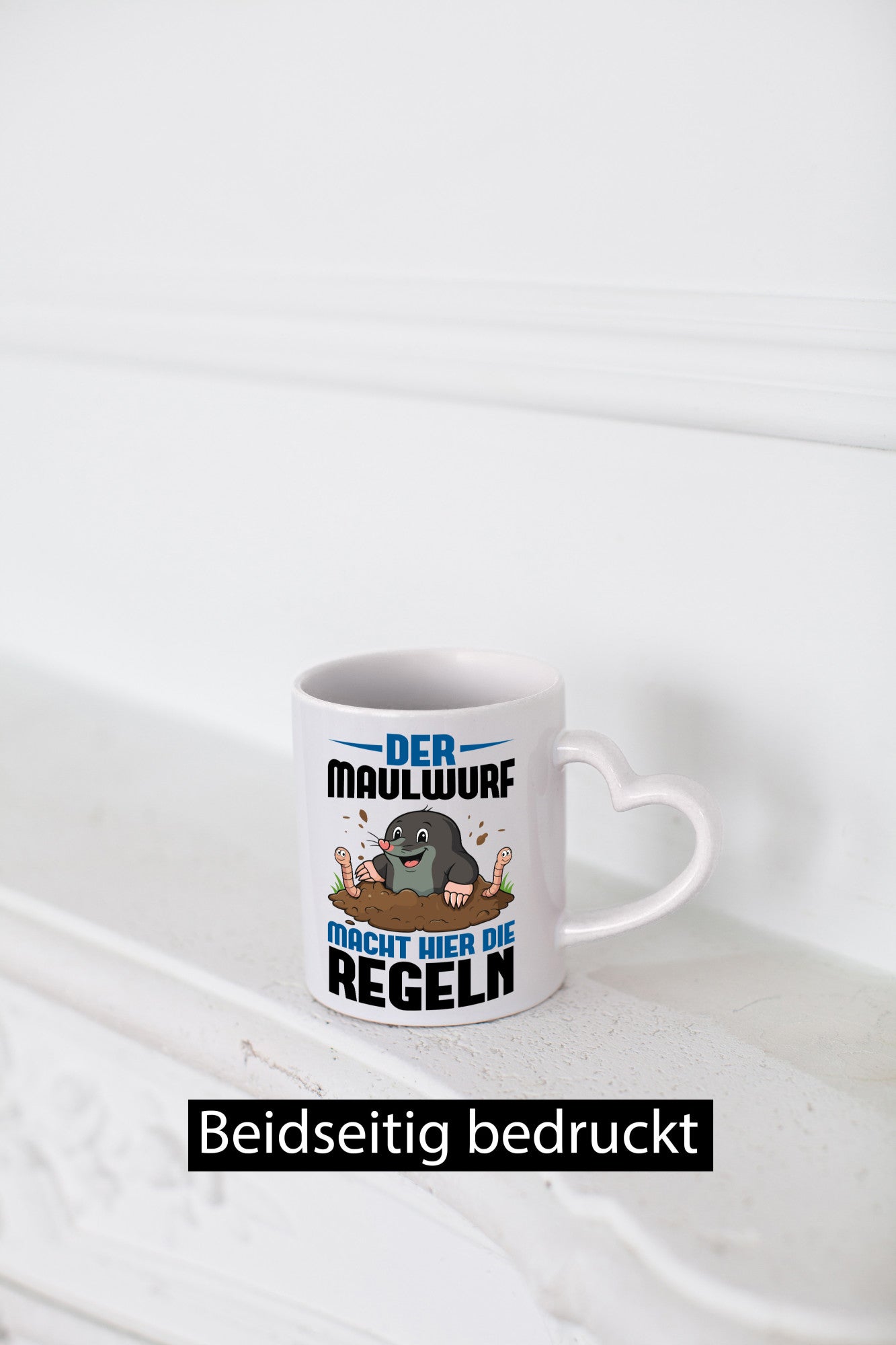Der Maulwurf macht hier die Regeln | Gärtner Geschenk Humor Geschenkidee