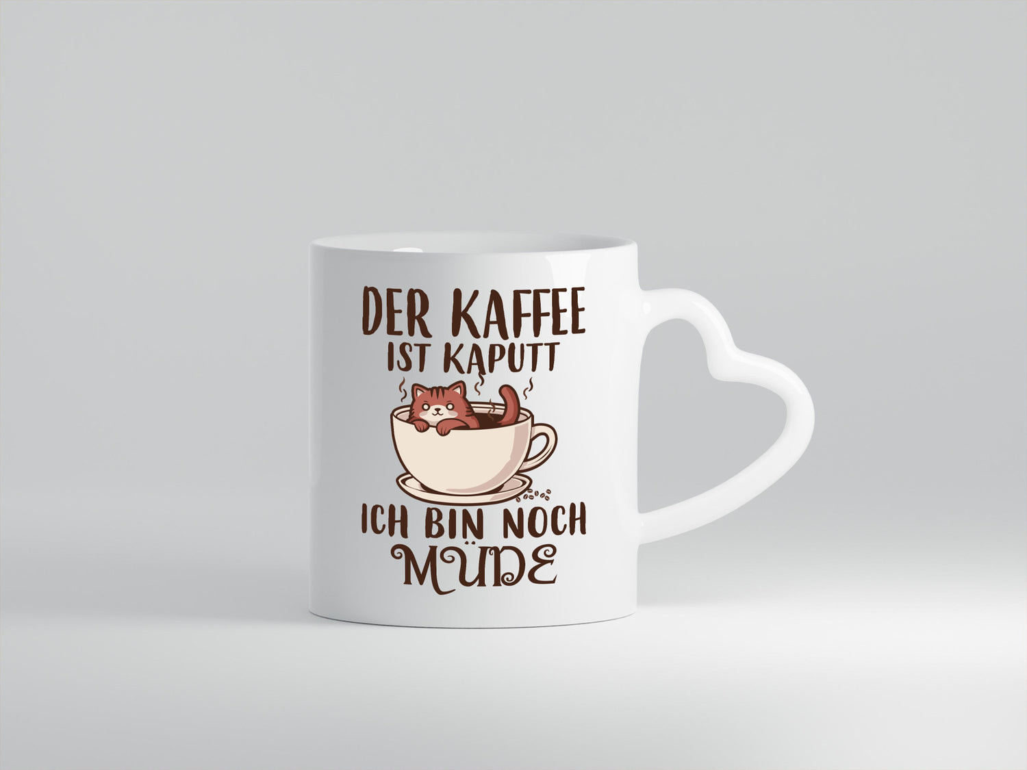 Der kaffee ist Kaputt ich bin noch Müde | Kaffeetrinker lustig Humor