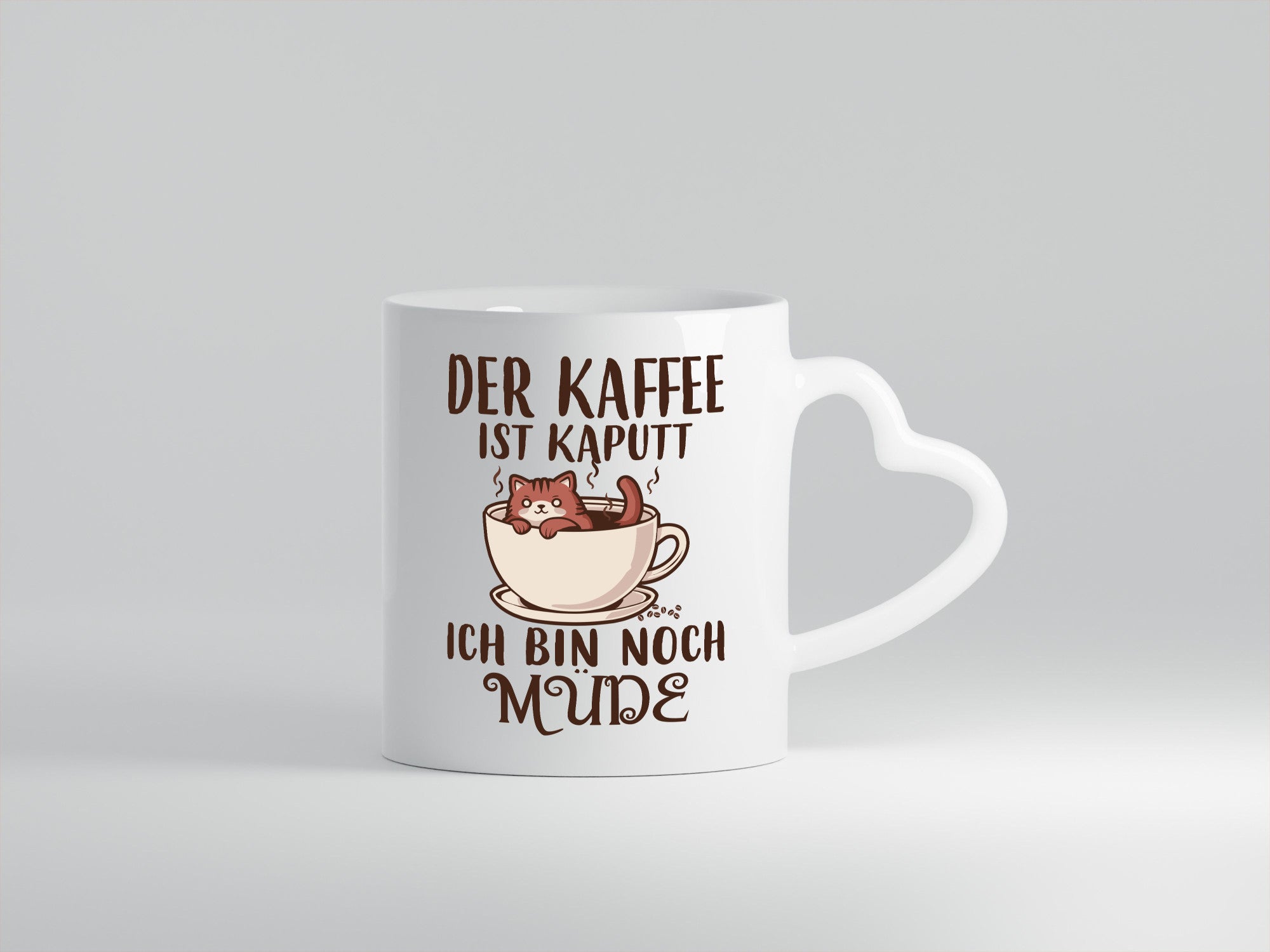 Der kaffee ist Kaputt ich bin noch Müde | Kaffeetrinker lustig Humor