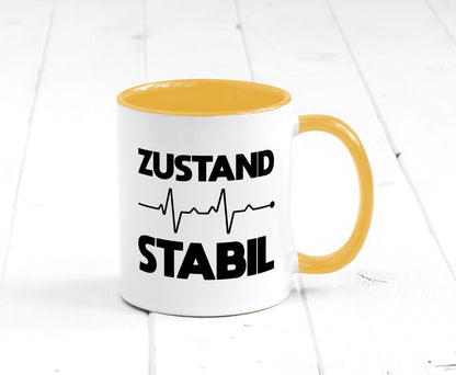 Zustand Stabil | Herzschlag Heartbeat lustiger Spruch Geschenk Humor