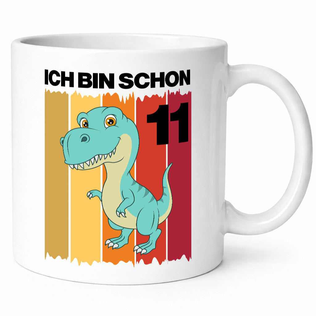 11. Geburtstag | 11 Jahre Dinosaurier lustiger Spruch Geschenk Geschenkidee