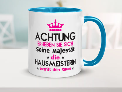 Seine Majestät Hausmeisterin | Hauswart Humor Geschenkidee Tasse