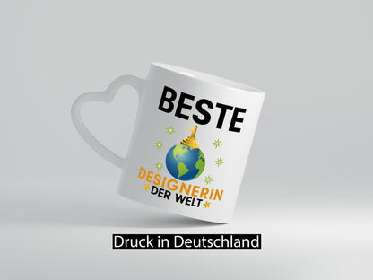 Welt Beste Designerin | Mode lustiger Spruch Geschenk Humor Geschenkidee Tasse