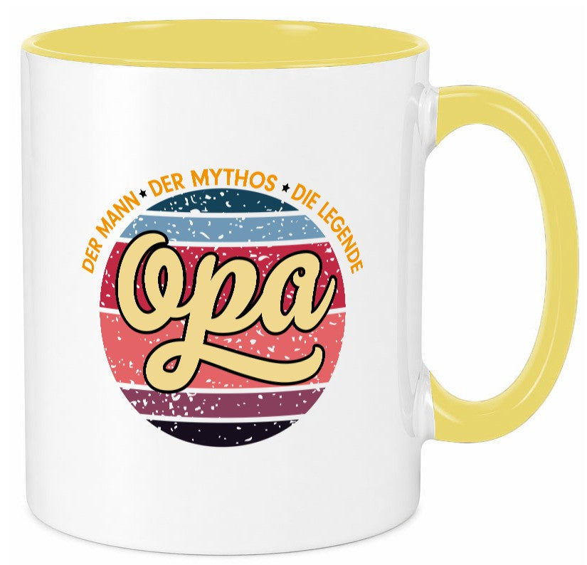 Die Legende Opa | Großvater Spruch Enkelkinder Geschenk Familie Geschenkidee Tasse