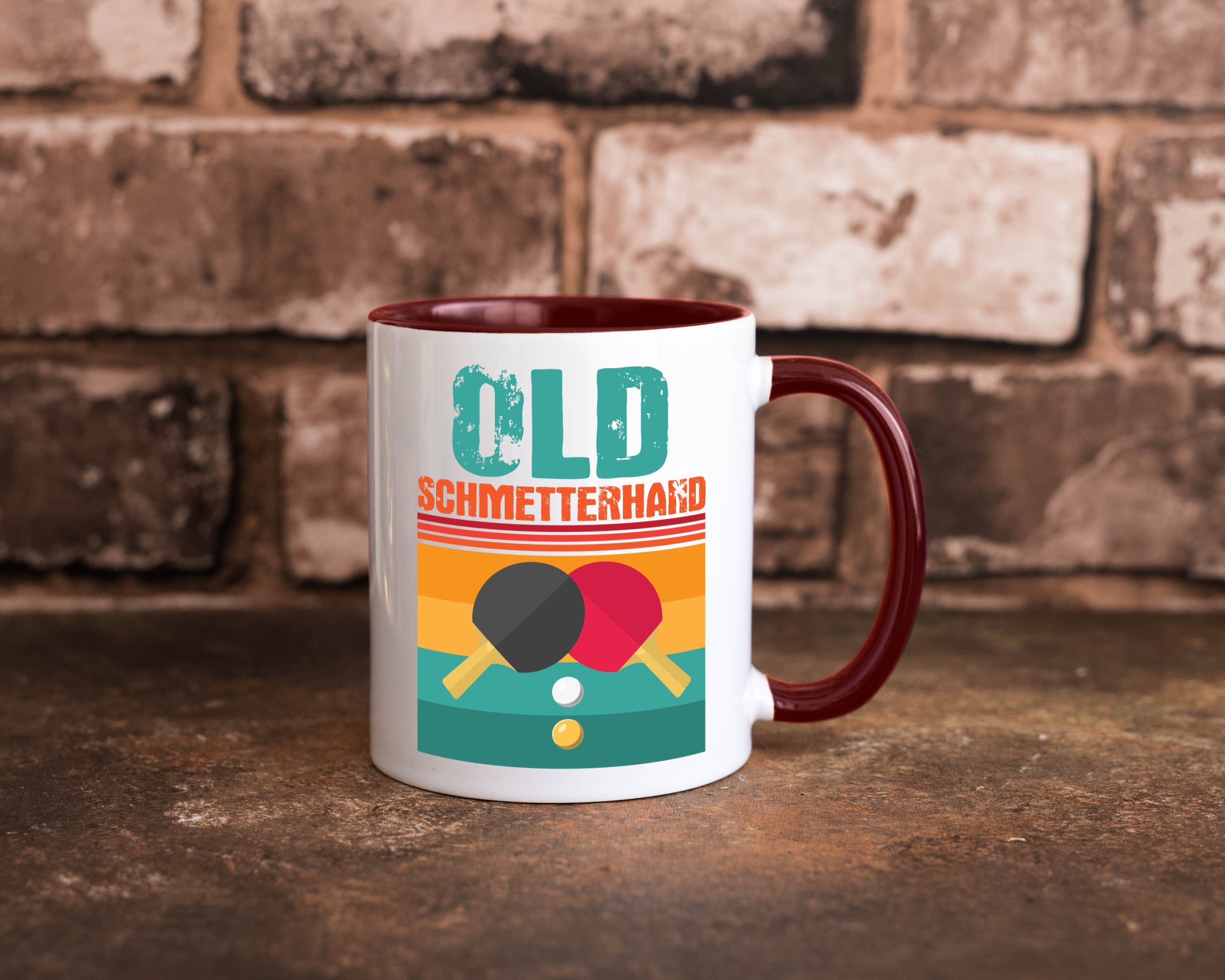 Tischtennis Tasse Humor Geschenkidee