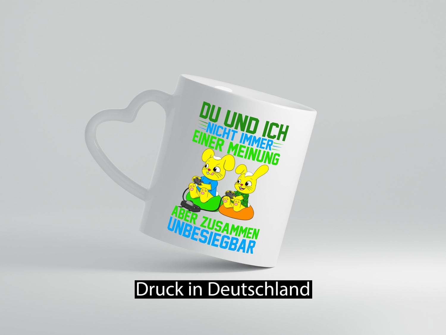 Nicht immer einer Meinung | Geschwister Einhorn Faultier Humor Tierliebhaber