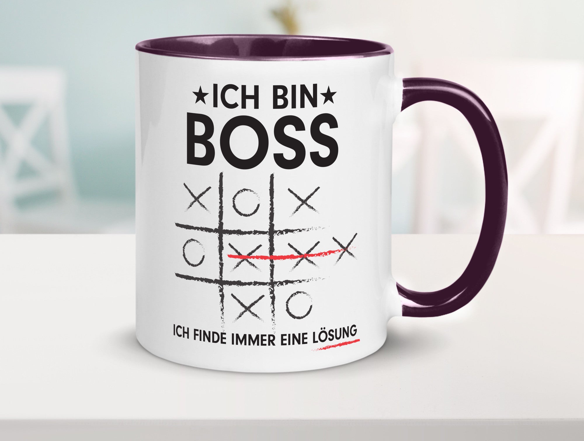 Lösung finden: Boss | Führungskraft Vorgesetzter v2 lustig Humor Geschenkidee