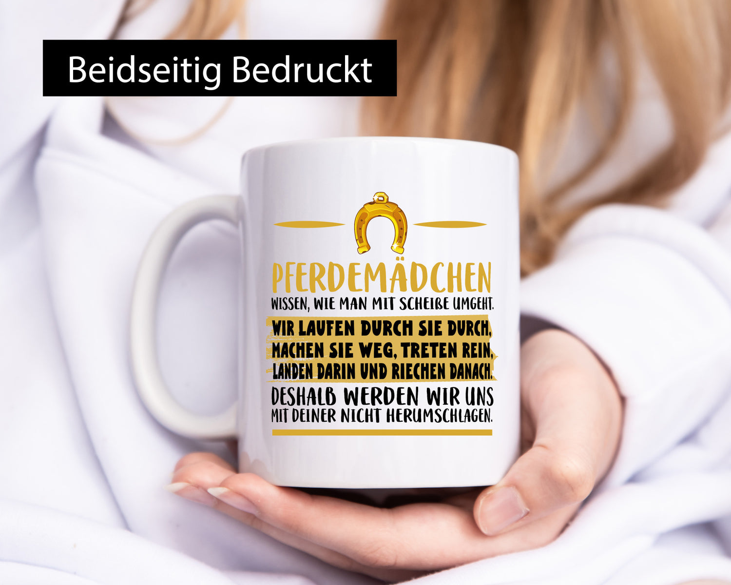 Pferdemädchen | Reiterin Tasse Pferdebesitzerin Geschenk Humor Geschenkidee