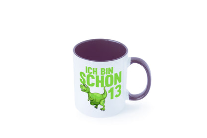 13. Geburtstag | 13 Jahre Dino Dinosaurier Humor Geschenkidee Tasse