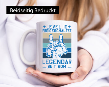 Level 10 freigeschaltet, legendär seit 2014 | Controller Geschenkidee Humor