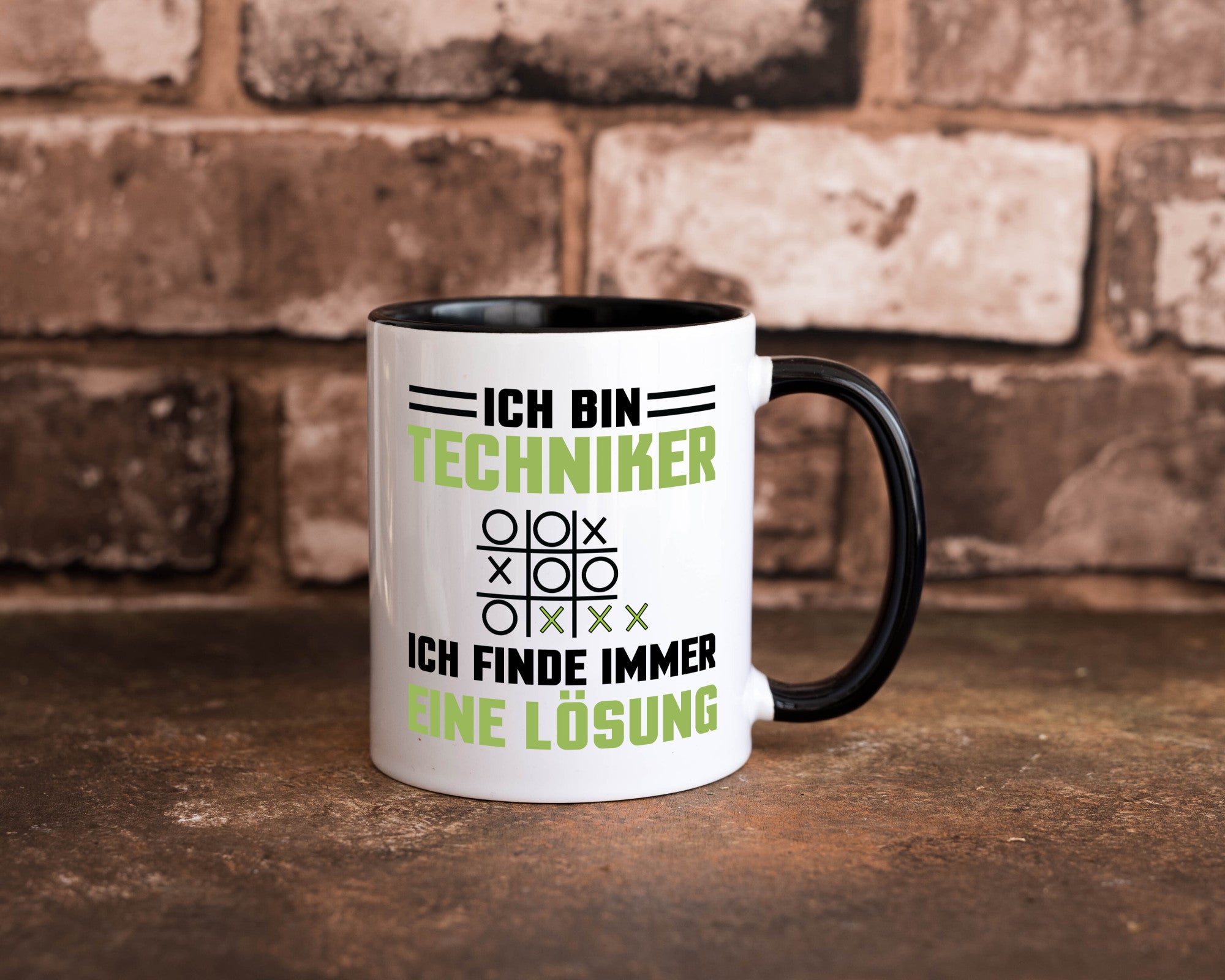 Ich bin Techniker finde immer eine Lösung | lustiger Spruch Geschenk Humor