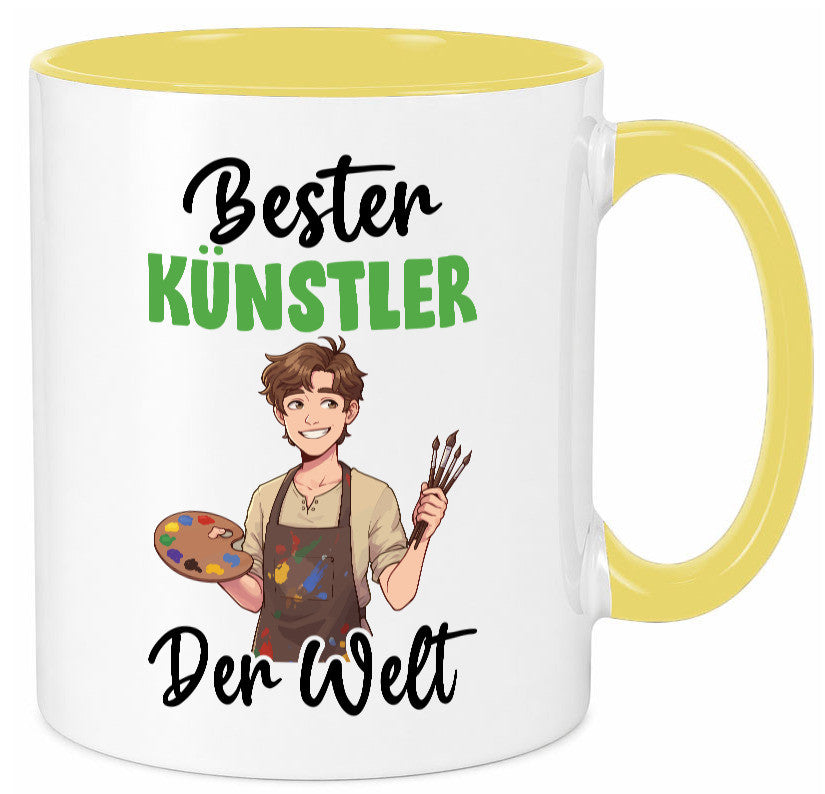 Bester Künstler | Kunst Geschenkidee Humor Tasse