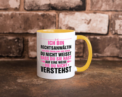Löse Probleme: Rechtsanwältin | Jurstin Anwältin v2 Geschenk Humor Geschenkidee