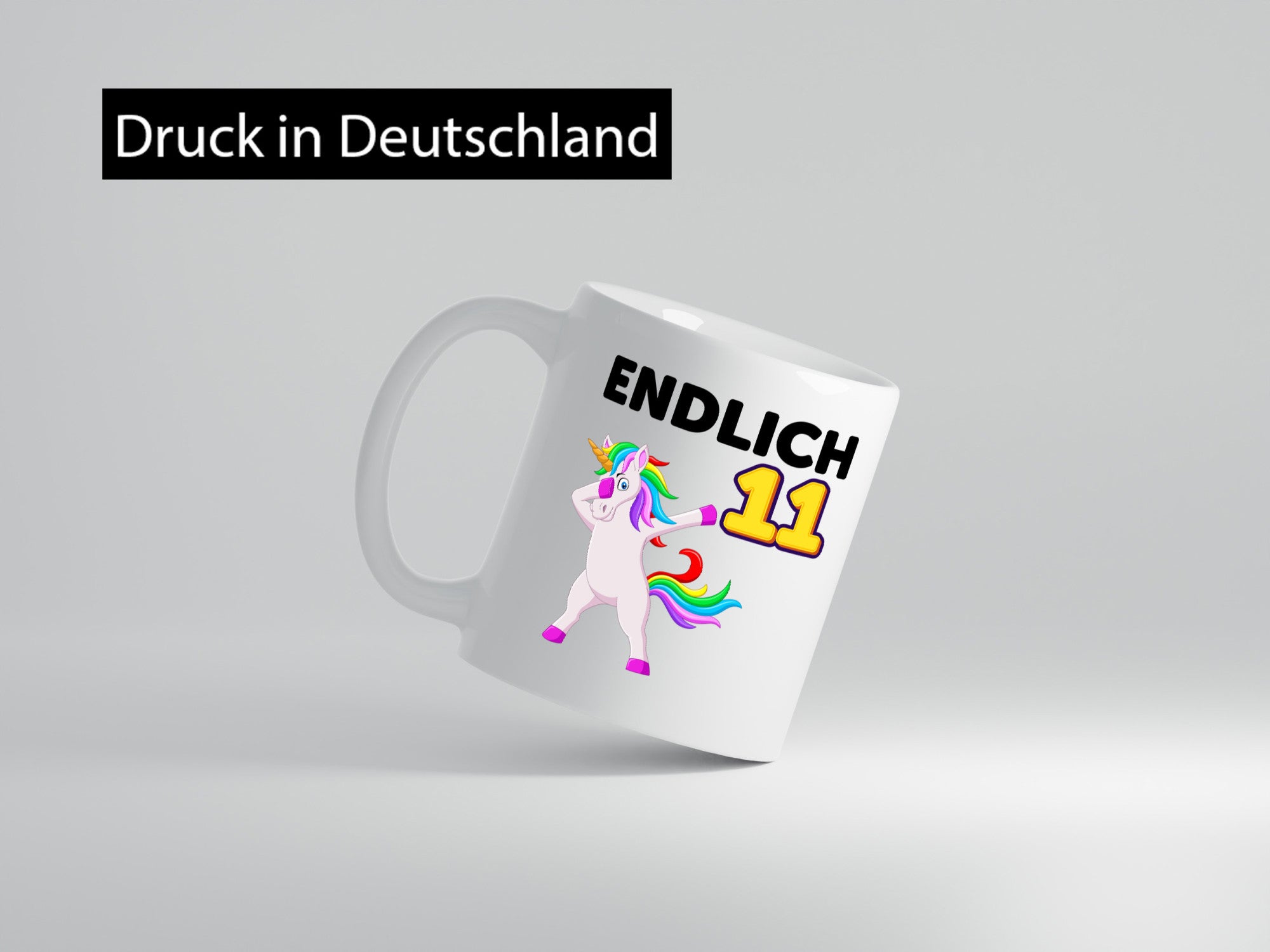 11. Geburtstag | endlich 11 Jahre Einhorn Mädchen lustig Geschenkidee Geschenk