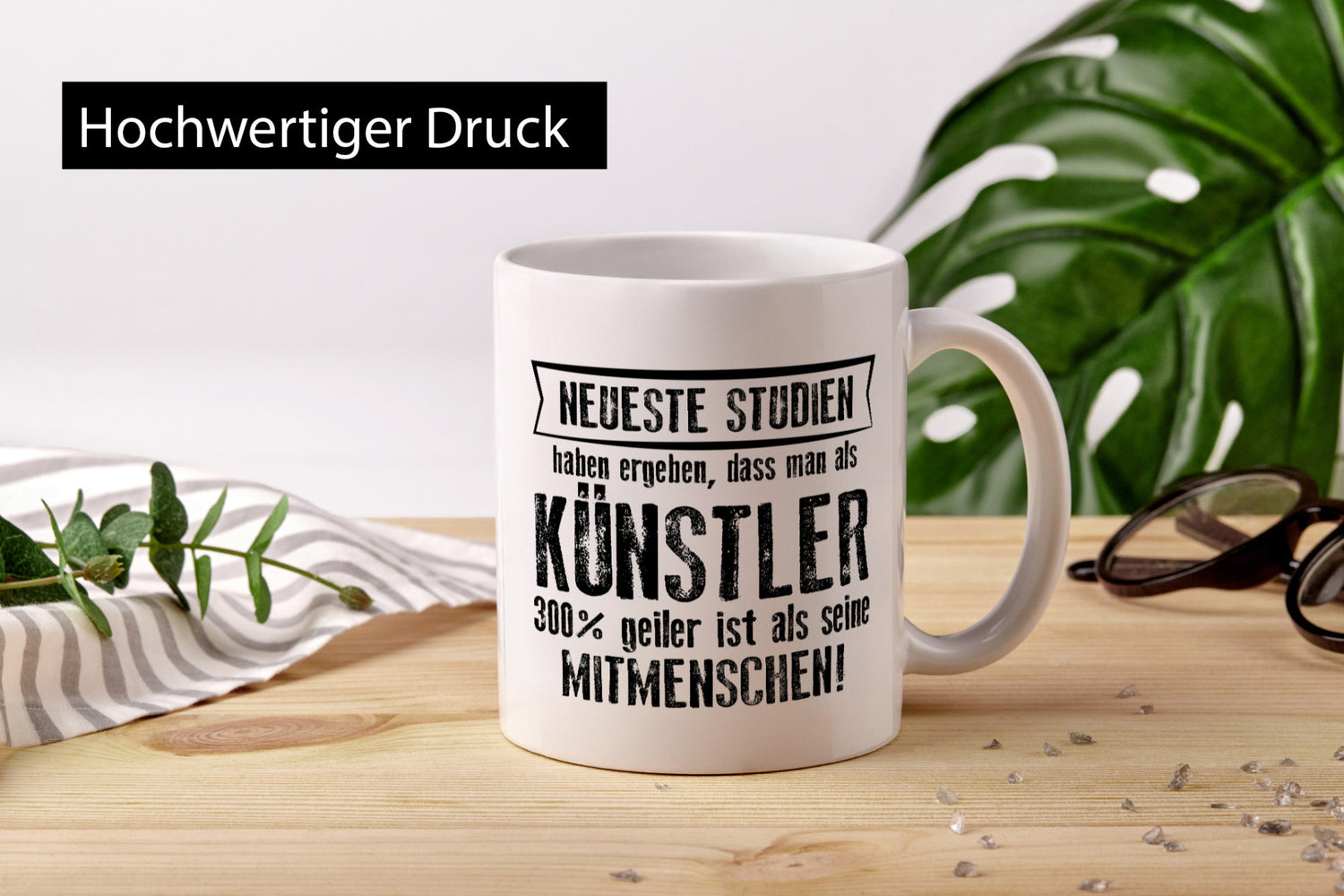 Neuste Studien: Künstler | Spruch lustig Kunst Humor Geschenkidee Geschenk Tasse