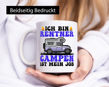 Ich bin Rentnerin Campen ist mein Job | Rentner Humor Ruhestand Jubiläum