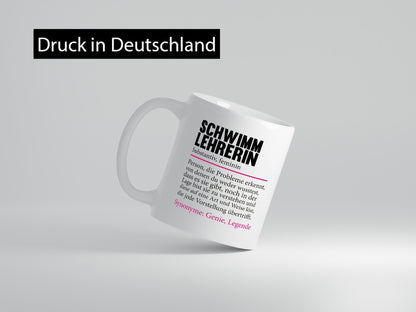 Schwimmlehrerin | schwimmen Lehrer Sport Spruch v2 Geschenk Humor Geschenkidee