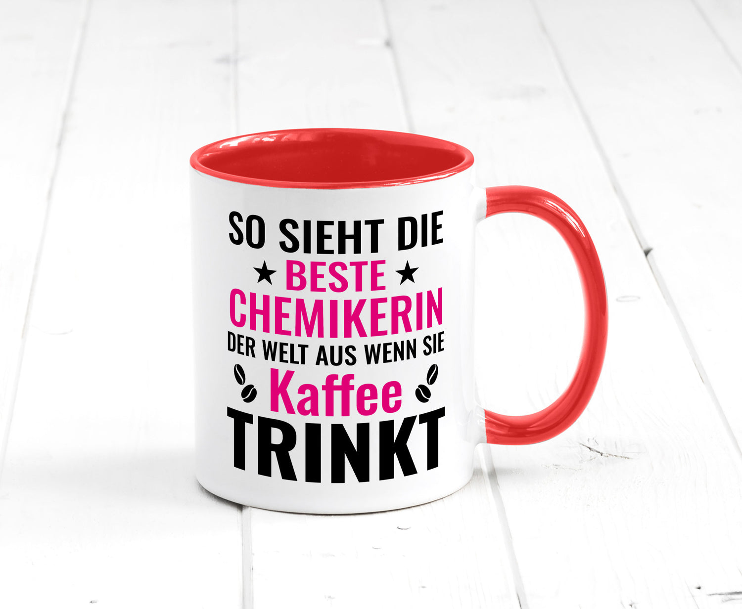 Kaffee trinkt: Chemikerin | Chemie Labor Geschenkidee Humor Tasse