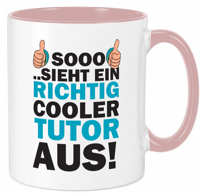 Cooler Tutor | Nachhilfe Tasse Lehrer Tutoren lustig Humor Geschenkidee Geschenk
