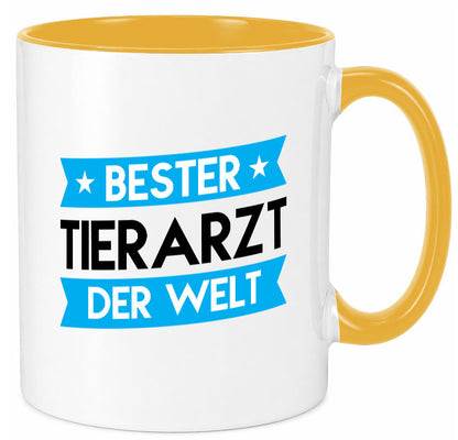 Bester Tierarzt | Tiermedizin Mediziner Geschenk Tierliebhaber Humor lustiger Tasse