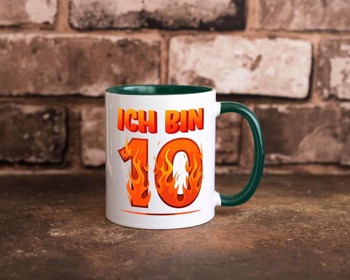 10. Geburtstag | 10 Jahre Drache lustiger Spruch Geschenk Geschenkidee Tasse