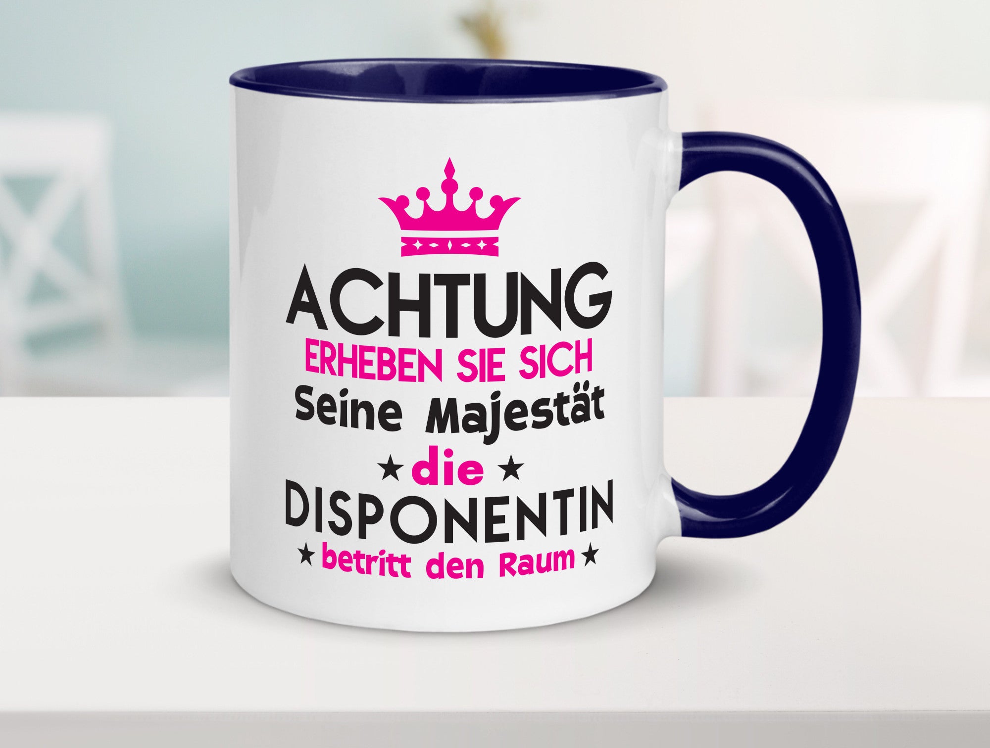 Seine Majestät Disponentin | Zuteilerin Geschenk Humor Geschenkidee lustiger