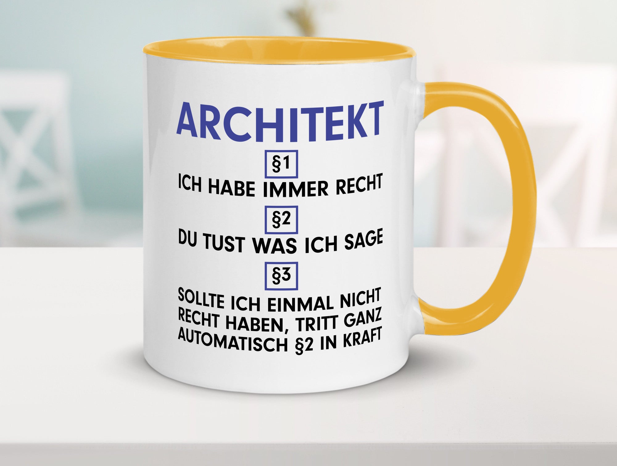 Ich habe immer Recht Architekt | Architektur Büro v2 Geschenk Arbeit Kollegen