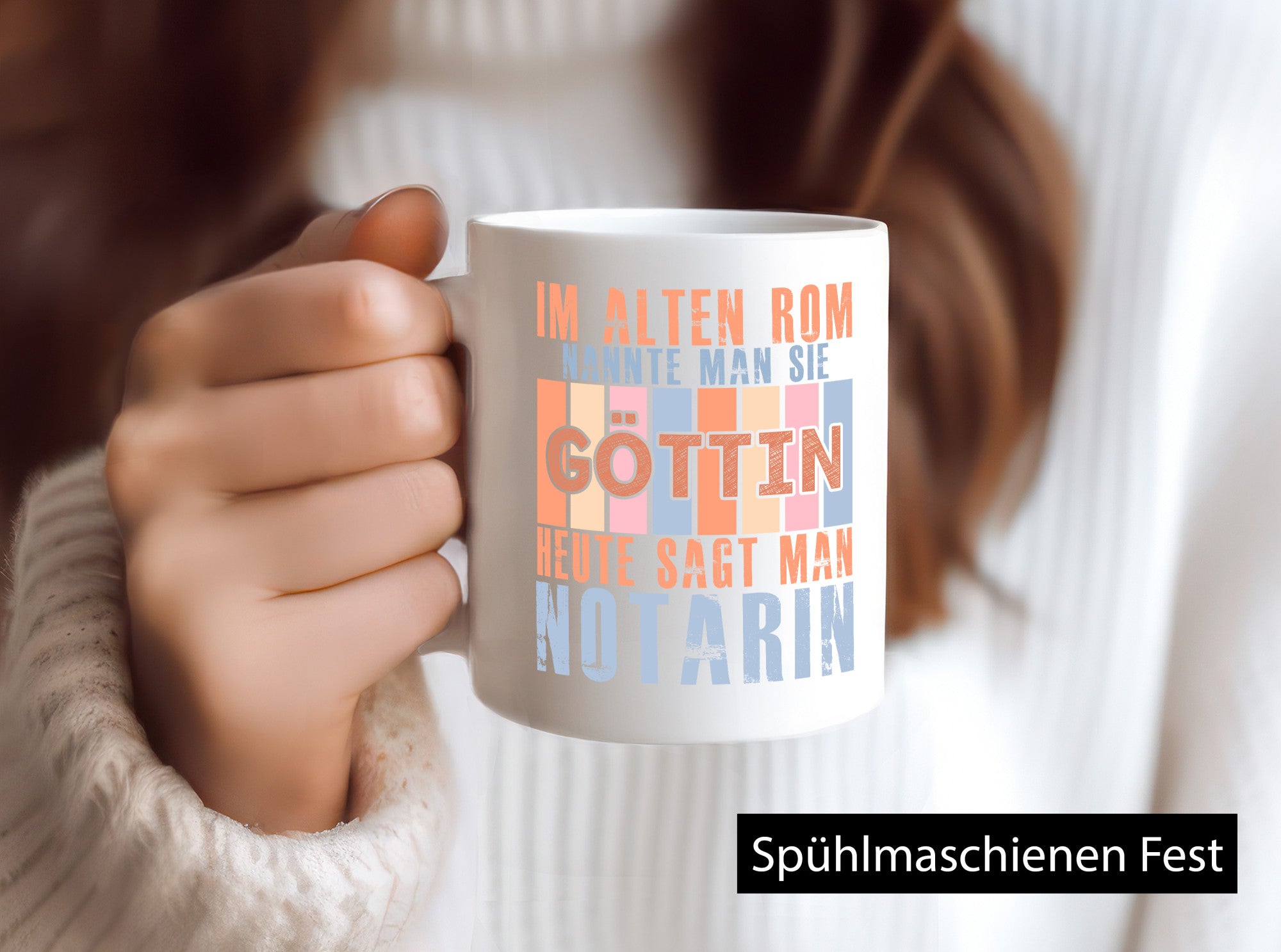 Heute sagt man: Notarin | Juristin lustiger Spruch Geschenk Humor Geschenkidee